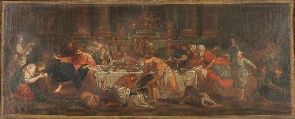 Unzione di Gesù - bozzetto